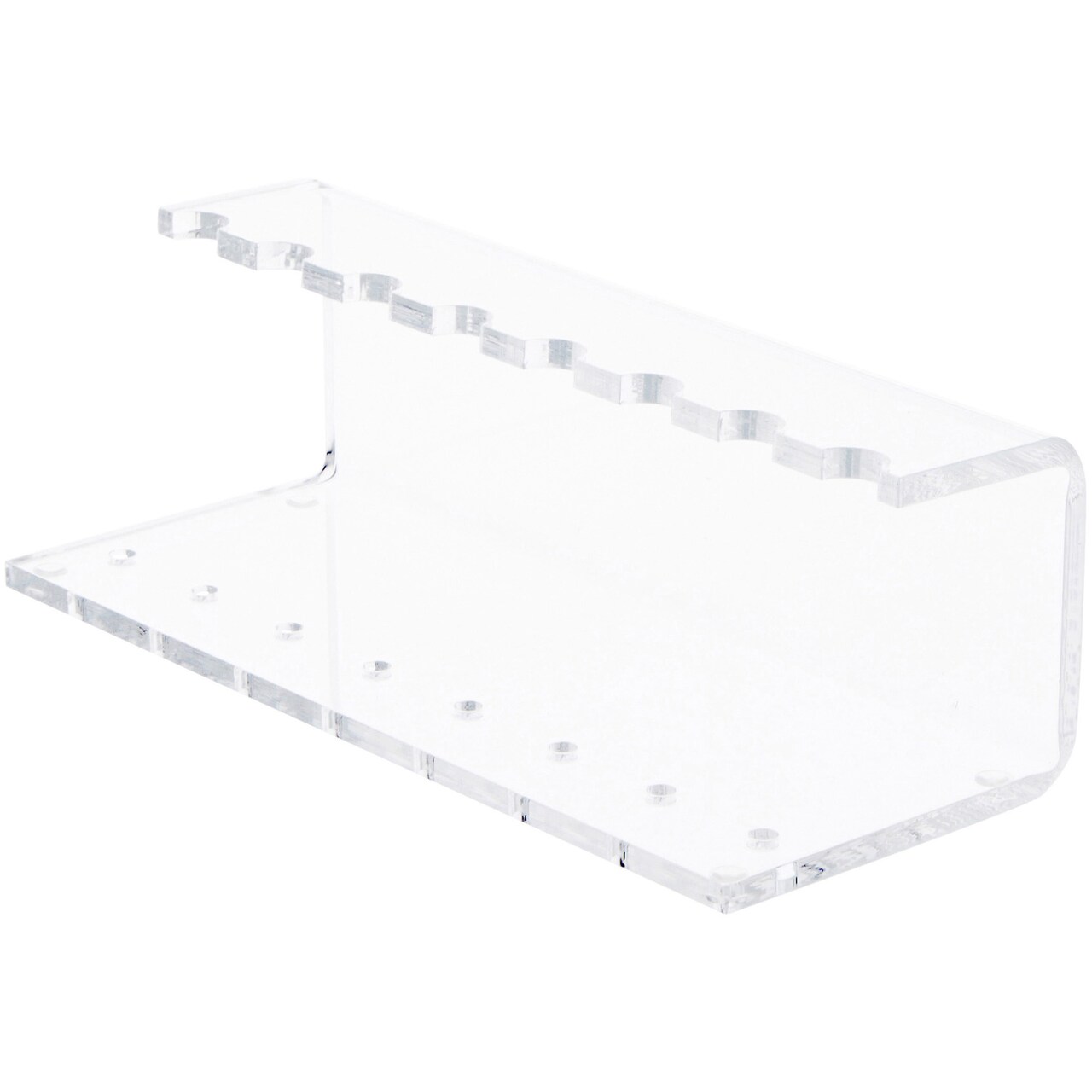 Plymor Clear Acrylic 8 Pens Display Holder, 2.5" H x 8" W x 3.25" D